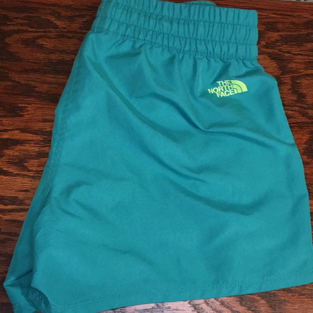 North Face running shorts teal size XS